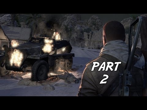 Sniper Elite 3 Gameplay Walkthrough Part 2 - The Ambush (PC)