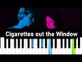 TV Girl - Cigarettes out the Window (Piano Tutorial)