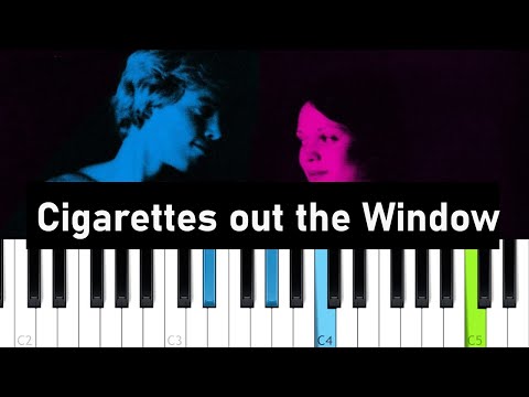 TV Girl - Cigarettes out the Window (Piano Tutorial)