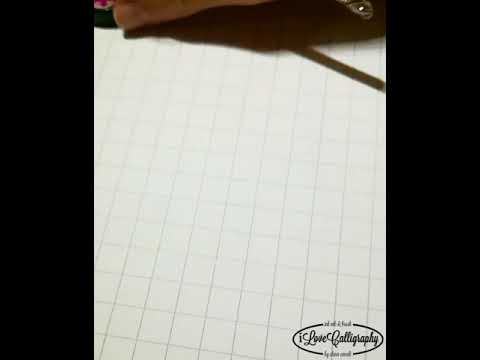 Calligrafia in corsivo monolinea