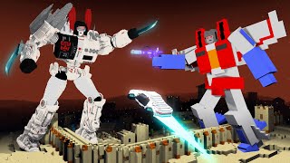Monster School : ROBOT TRANSFORMERS - BABY RESCUE RACE - Minecraft Animation