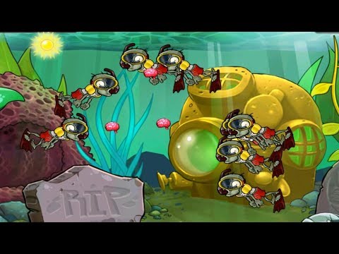Plants vs. Zombies - Mini Games Zombiquarium (Mini Game Pack 1 - Unlocked 50,000 coins) (HD) Ep.77