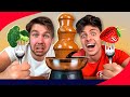 CHOCOLATE VS COMIDA DE VERDADE Desafio