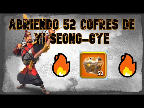 OPENING 52 CHESTS OF YI SEONG-GYE. Rise of Kingdoms. Kingdom 1955.