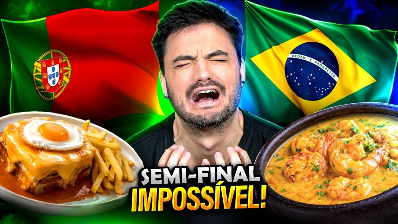 COPA DO MUNDO DE COMIDAS: Portugal x Brasil (semi-final)