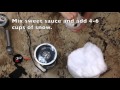 How To Make Snow Ice Cream