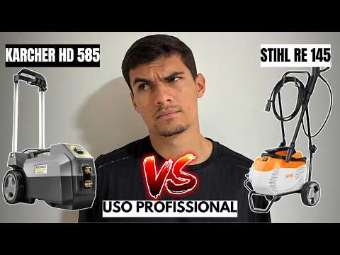Qual Melhor? Karcher HD 585 vs Stihl RE 145 | Lavadora de Alta Pressão Profissional Cabeçote Latão