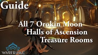 Warframe | All 7 Orokin Moon Halls of Ascension Treasure Rooms (Drift Mods Guide)