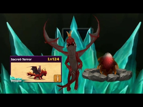 Sacred terror max level 124 titan mode-unique dragon||Dragons rise of Berk