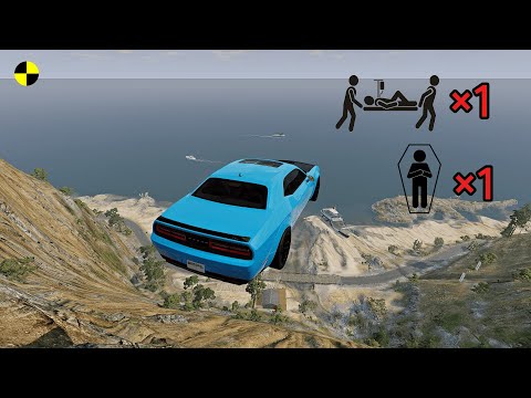 Realistic High-Speed Car Crashes in BeamNG.drive #68 | Ultra Detailed Crash Compilation