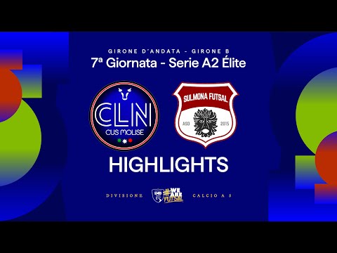 CLN Cus Molise-Sulmona 3-3 | Goals and highlights | Matchday 7 | Serie A2 Elite 2025/2026 - Group B
