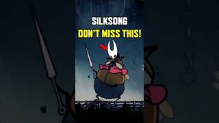 YOU CAN ACTUALLY MISS THIS IN SILKSONG 😭😭😭