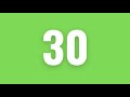 Countdown Timer 30 Second green screen | no copyright