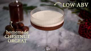 Cashmere - Silky Smooth Amaretto Cocktail w Roasted Chestnut Orgeat Low ABV