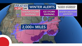North Carolina Forecast: Day-To-Day Timeline for the Major Ice Storm