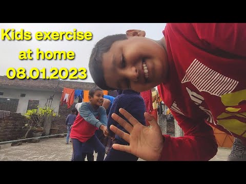 Kids exercise at home 08.01.2023