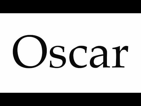 How to Pronounce Oscar