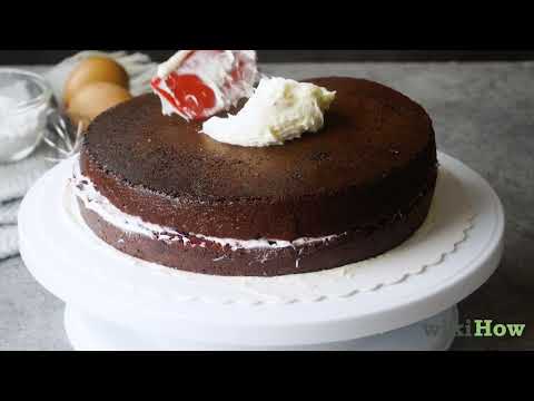 How to Frost a Double Layer Cake