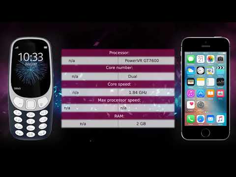 Nokia 3310 vs Apple iPhone SE - Phone comparison