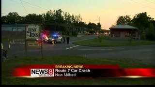 preview picture of video 'New Milford Crash'
