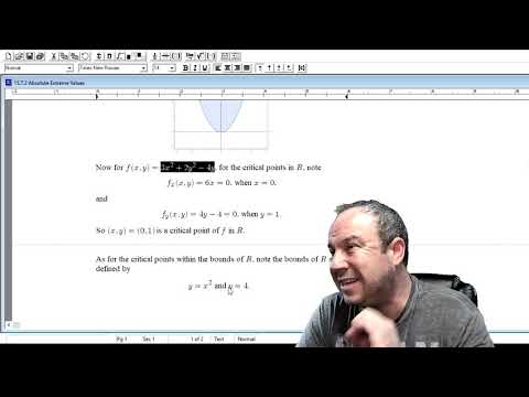 Absolute Extreme Values of Multivariable Functions