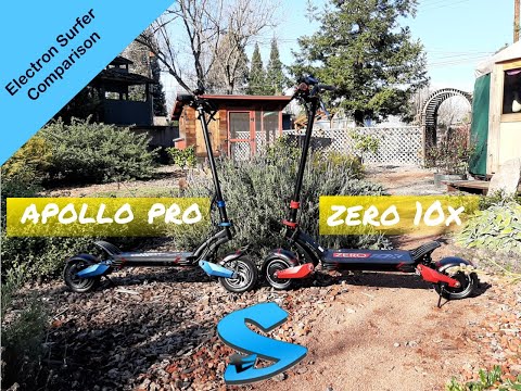 Apollo Pro and the Zero 10x, a quick look and ride comparison!!