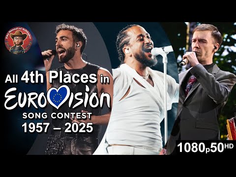 All 4th Places in Eurovision Song Contest (1957-2025)