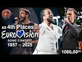 All 4th Places In Eurovision Song Contest 1957 2025