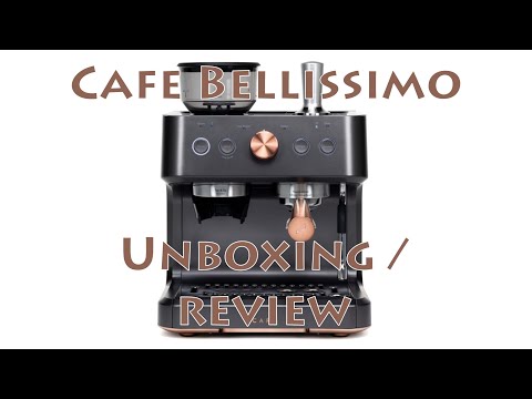Revisão e unboxing da máquina de café expresso Cafe Bellissimo