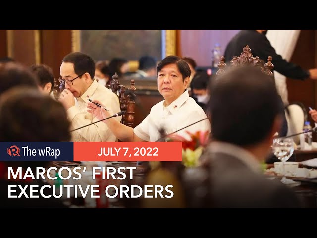 President Ferdinand Marcos Jr.’s first executive orders, a summary