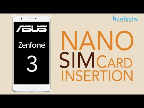 ASUS Zenfone 3 - How To Change SIM Card