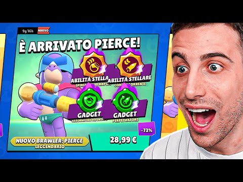 Shoppo PIERCE MAXATO! *NUOVO* Brawler Leggenderio! Brawl Stars ITA!