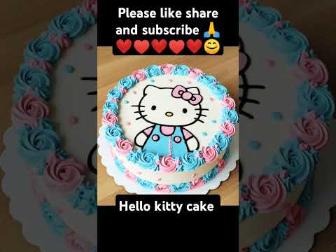 hello kitty cake #cake #cakedecorating #birthday #chocolate #trending#tasty #somaya#ytshorts#youtube