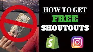 How To Get FREE Instagram Influencer Shoutouts for Dropshipping