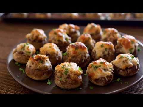 6 Cheese Italian Sausage Stuffed Mushrooms