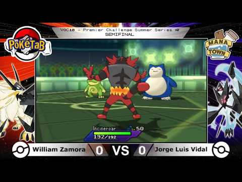 William Zamora VS Jorge Luis Vidal - SEMIFINAL VGC18 Premier Challenge Summer Series #2