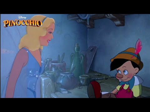Pinocchio (1940) Movie | The Blue Fairy | Walt Disney