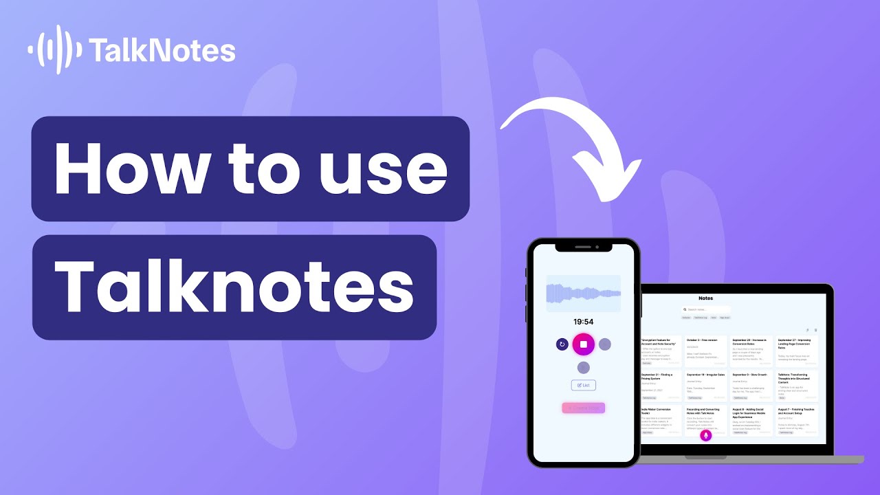How to use Talknotes?