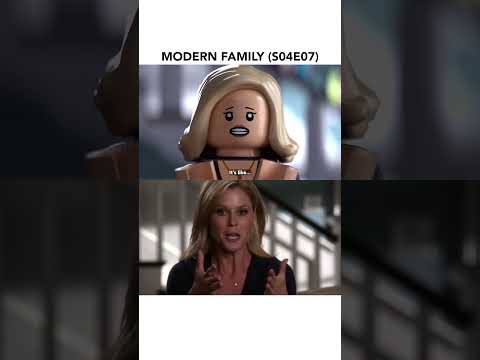 Modern Family in Lego | Claire snaps at Phil! 😂 #lego #modernfamily