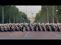 Royal Marines Flood The Mall In Front Of Buckingham Palace