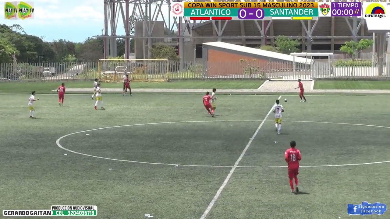 ATLANTICO vs SANTANDER  FASE FINAL  3A FECHA  SUB 15 NACIONAL COPA WIN SPORT IBAGUE
