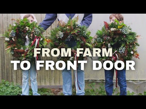 Inside a month of Christmas wreath making on my flower farm