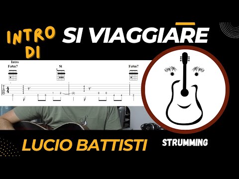 Intro to Sì Viaggiare (Lucio Battisti) - Adaptation for Guitar
