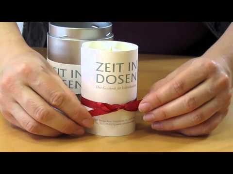 ZEIT IN DOSEN - Verschenken Sie etwas Besonderes!