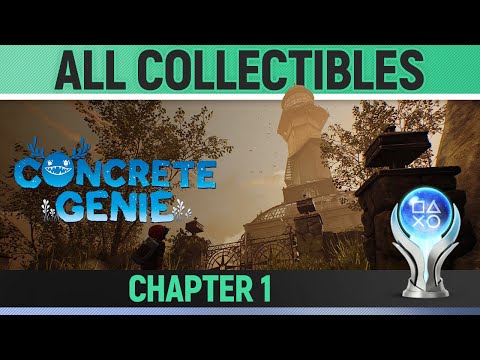 Concrete Genie - All Collectibles Guide - Chapter 1 - The Lighthouse 🏆