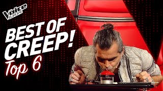 Download lagu BEST of Radiohead's CREEP Blind Auditions in The Voice! | TOP 6 mp3