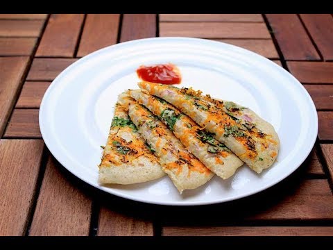 Oats uttapam - Instant oats uttapam recipe - Oats chilla recipe - Instant uttapam recipe - Oats dosa