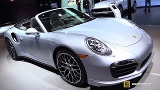 2015 Porsche 911 Turbo S Convertible - Exterior and Interior Walkaround - 2014 LA Auto Show