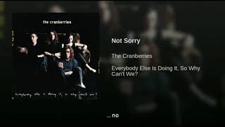 The Cranberries Not Sorry Traducida Al Español