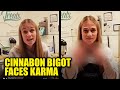 WATCH Cinnabon Worker Proudly ADMITS Racism In Unhinged Tirade Faces Karma